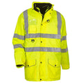 Yellow - Front - Yoko Unisex Adult Hi-Vis 7 in 1 Jacket
