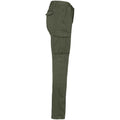 Washed Organic Khaki - Side - Native Spirit Mens Washed Cargo Trousers