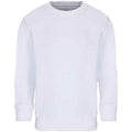 White - Front - SOLS Childrens-Kids Columbia Sweatshirt