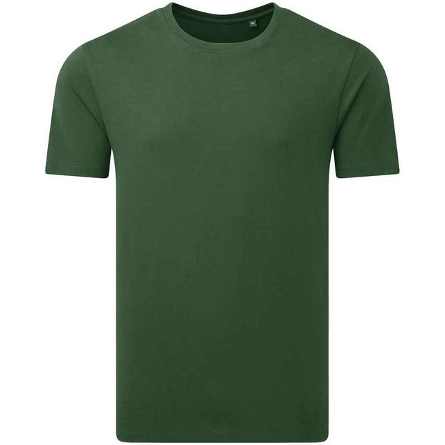 Forest Green - Front - Anthem Unisex Adult Organic Midweight T-Shirt