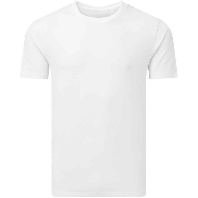 White - Front - Anthem Unisex Adult Organic Midweight T-Shirt