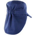 Navy - Back - Result Headwear Childrens-Kids Fold Up Legionnaire Hat
