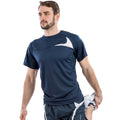 Navy-White - Back - Spiro Mens Dash Training T-Shirt