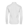 White - Back - Tee Jays Mens Stretch Long-Sleeved Active Shirt