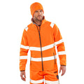 Fluorescent Orange - Side - Result Genuine Recycled Mens Softshell Printable Safety Jacket