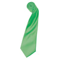 Apple Green - Front - Premier Unisex Adult Colours Satin Tie