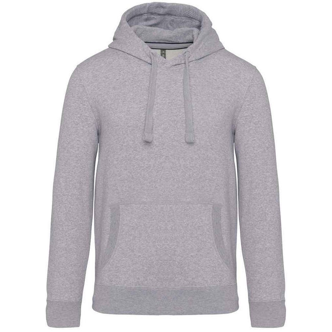 Oxford Grey - Front - Kariban Mens Hooded Sweatshirt