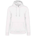 White - Front - Kariban Mens Hooded Sweatshirt