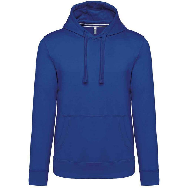 Light Royal Blue - Front - Kariban Mens Hooded Sweatshirt