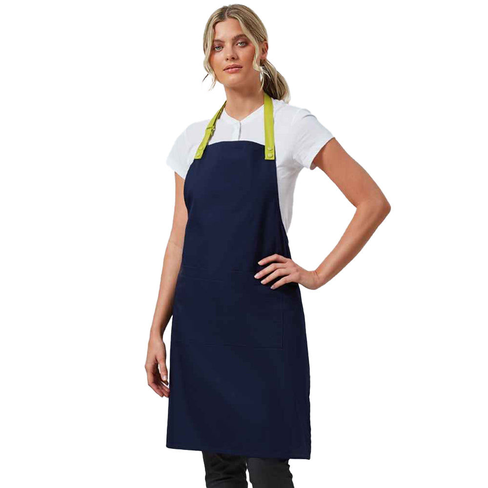 Navy - Side - Premier Swap & Pop Customizable Apron Body