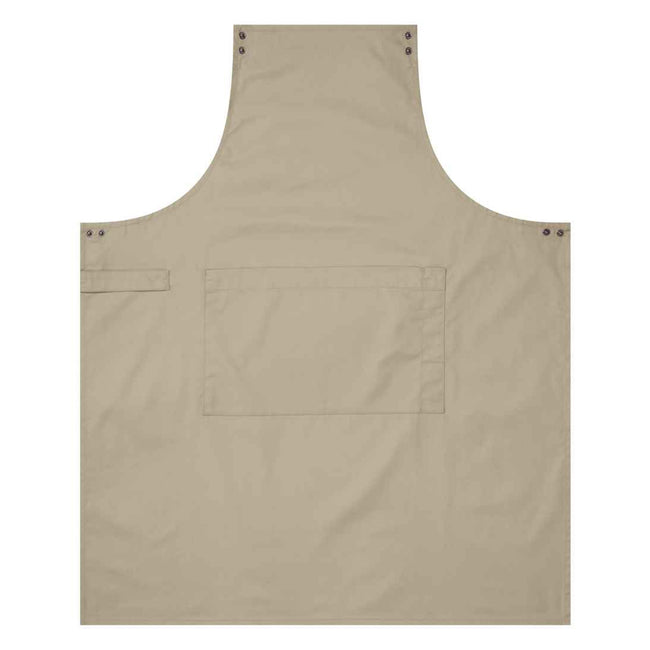 Khaki - Back - Premier Swap & Pop Customizable Apron Body