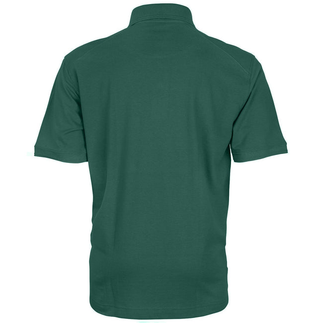 Bottle Green - Back - WORK-GUARD By Result Mens Apex Pique Polo Shirt