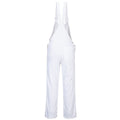 White - Back - Portwest Unisex Adult Bolton Painters Bib And Brace Overall