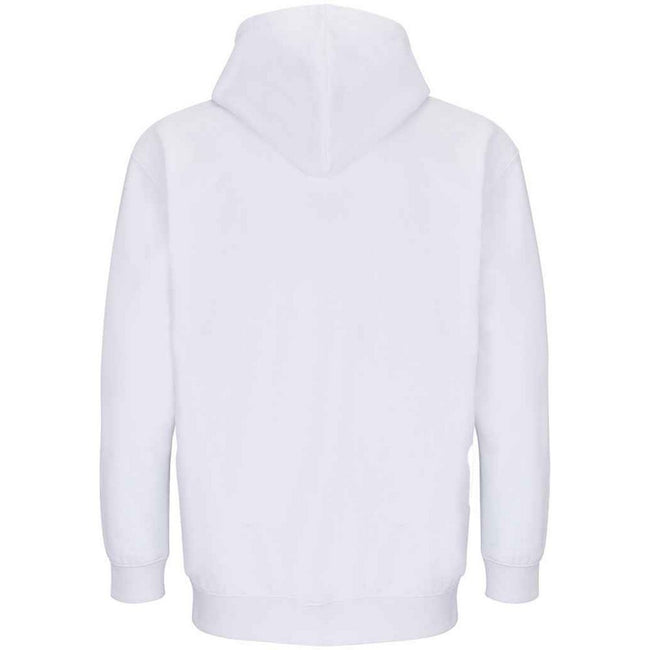 White - Back - SOLS Unisex Adult Carter Full Zip Hoodie