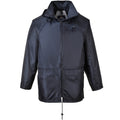 Navy - Side - Portwest Unisex Adult Classic Raincoat