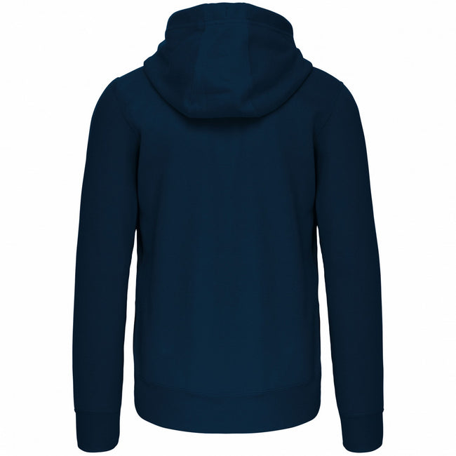 Navy - Back - Kariban Unisex Adult Full Zip Hoodie