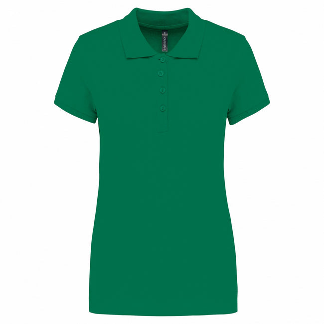 Kelly Green - Front - Kariban Womens-Ladies Pique Polo Shirt