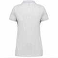 Ash Heather - Back - Kariban Womens-Ladies Pique Polo Shirt