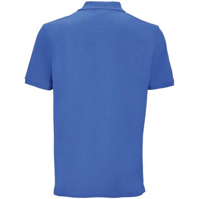 Royal Blue - Back - SOLS Unisex Adult Pegase Pique Polo Shirt
