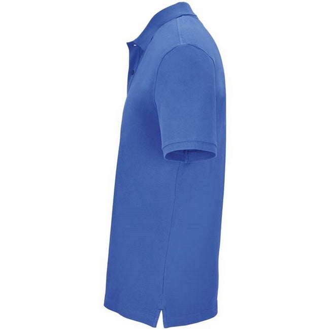 Royal Blue - Side - SOLS Unisex Adult Pegase Pique Polo Shirt