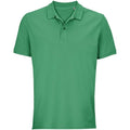 Spring Green - Front - SOLS Unisex Adult Pegase Pique Polo Shirt