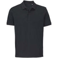 Black - Front - SOLS Unisex Adult Pegase Pique Polo Shirt
