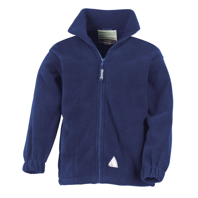 Royal Blue - Front - Result Childrens-Kids Polartherm Fleece Jacket