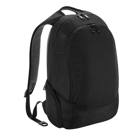 Black - Front - Quadra Vessel Slimline Laptop Backpack