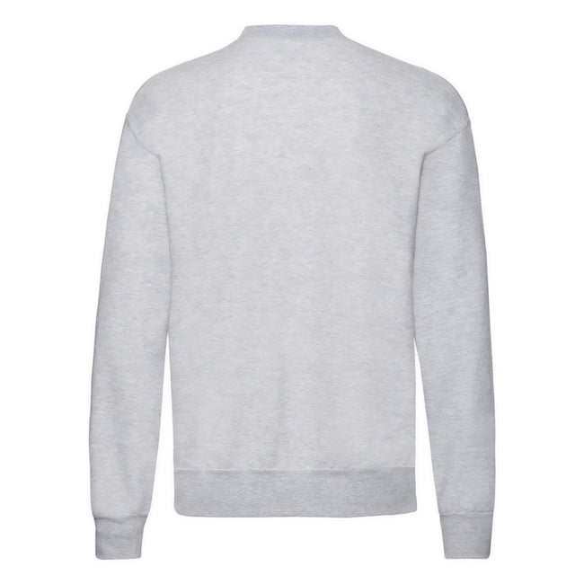 Heather Grey - Back - Fruit of the Loom Unisex Adult Classic Drop Shoulder Sweatshirt