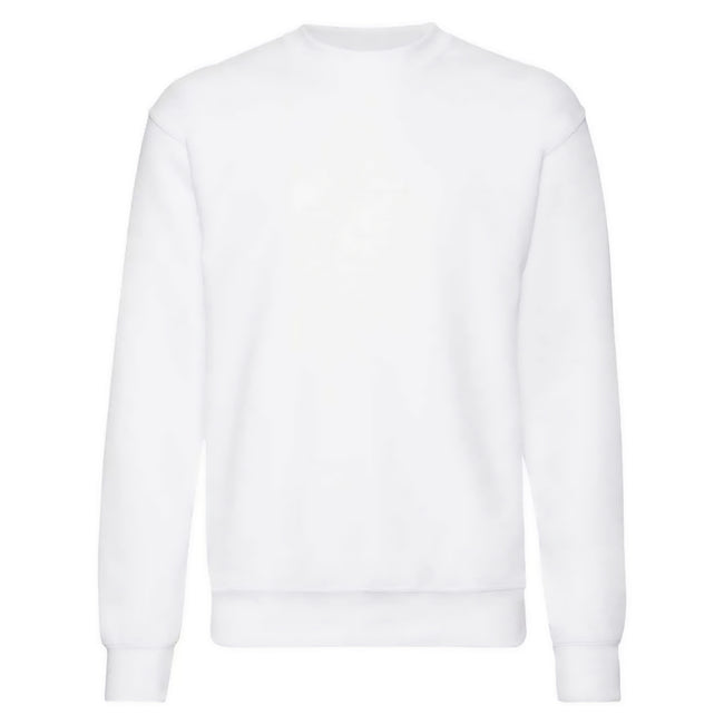 White - Front - Fruit of the Loom Unisex Adult Classic Drop Shoulder Sweatshirt