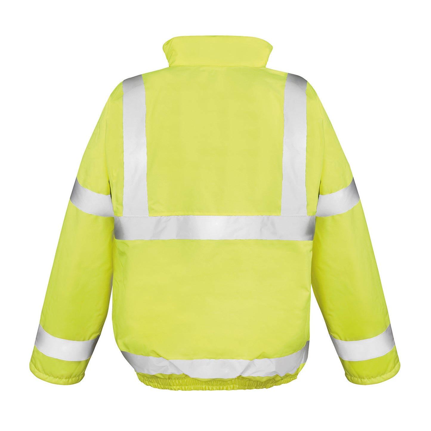 Fluorescent Yellow - Back - Result Core Unisex Adult Hi-Vis Winter Blouson Jacket