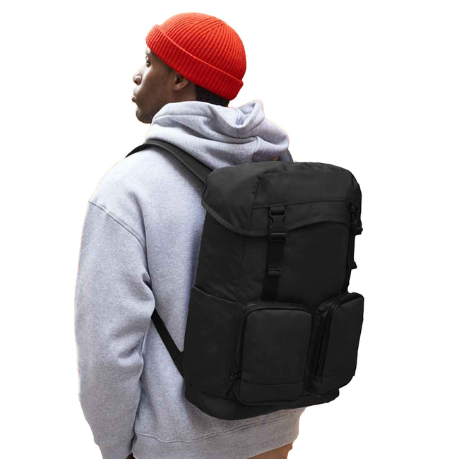 Black - Back - Quadra Stockholm Laptop Backpack