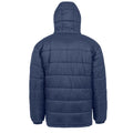 Navy - Back - Result Genuine Recycled Unisex Adult Hooded Padded Parka