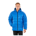 Royal Blue - Side - Result Genuine Recycled Unisex Adult Hooded Padded Parka