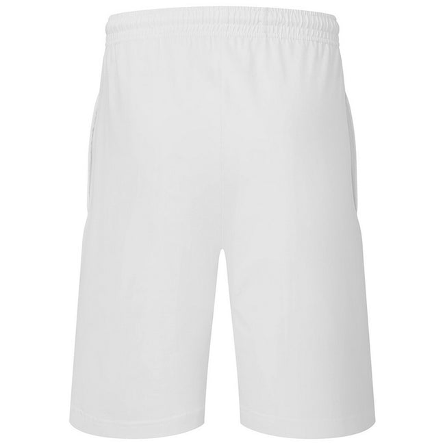 White - Back - Fruit of the Loom Unisex Adult Iconic 195 Jersey Shorts