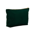 Dark Emerald - Front - Bagbase Velvet Accessory Bag