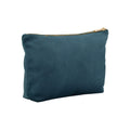 Blue Topaz - Front - Bagbase Velvet Accessory Bag