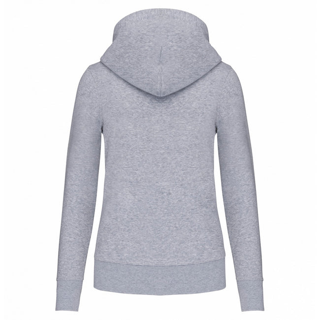 Oxford Grey - Back - Kariban Womens-Ladies Hoodie