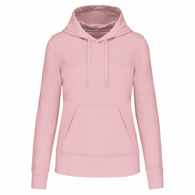 Pale Pink - Front - Kariban Womens-Ladies Hoodie