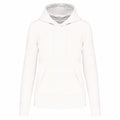 White - Front - Kariban Womens-Ladies Hoodie