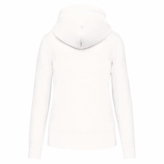 White - Back - Kariban Womens-Ladies Hoodie