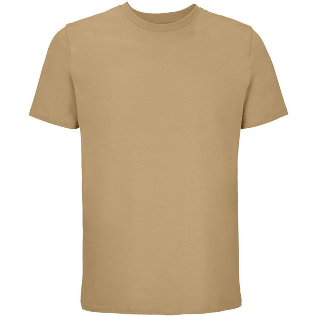 Dark Beige - Front - SOLS Unisex Adult Legend Organic T-Shirt