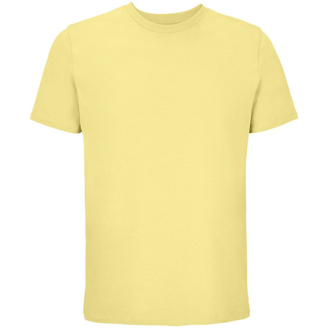 Light Yellow - Front - SOLS Unisex Adult Legend Organic T-Shirt