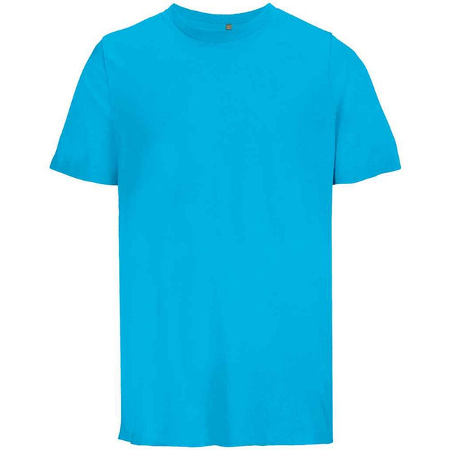 Aqua - Front - SOLS Unisex Adult Legend Organic T-Shirt