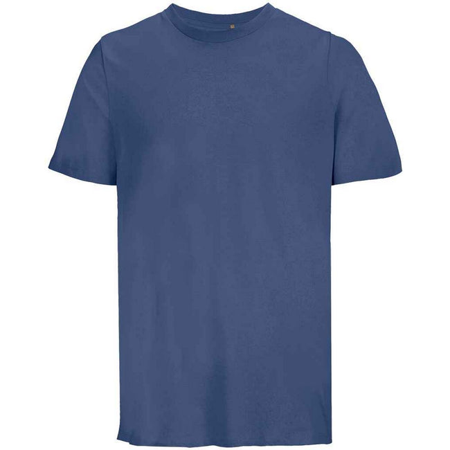 Denim - Front - SOLS Unisex Adult Legend Organic T-Shirt