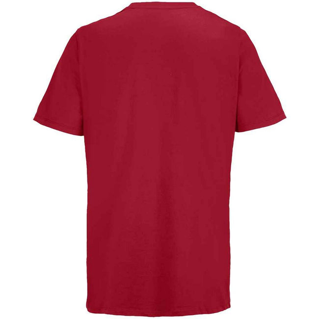 Folk Red - Back - SOLS Unisex Adult Legend Organic T-Shirt