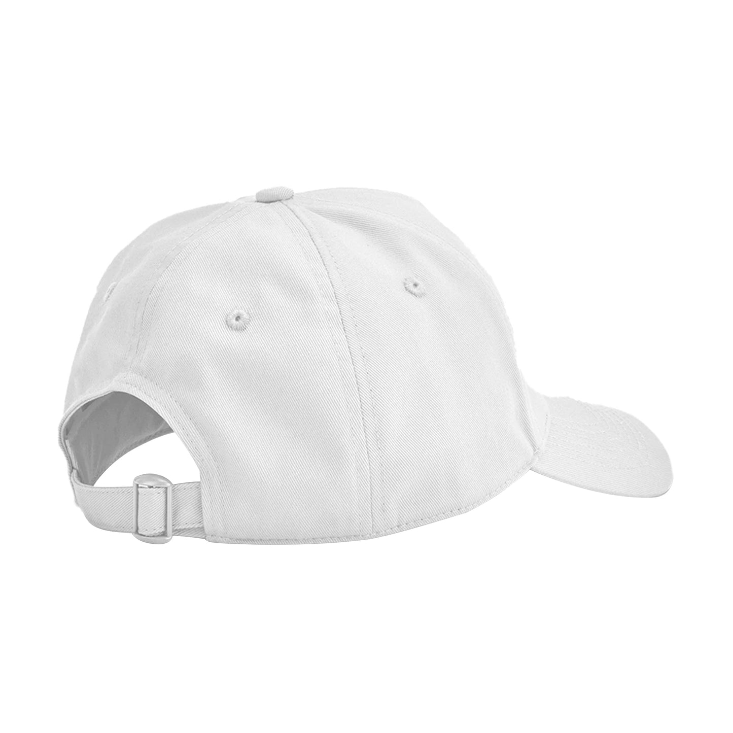 White - Back - Beechfield Classic Organic Cotton Panelled Cap