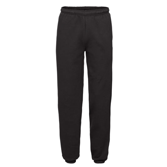Black - Front - Fruit Of The Loom Unisex Adult Premium Jogging Bottoms