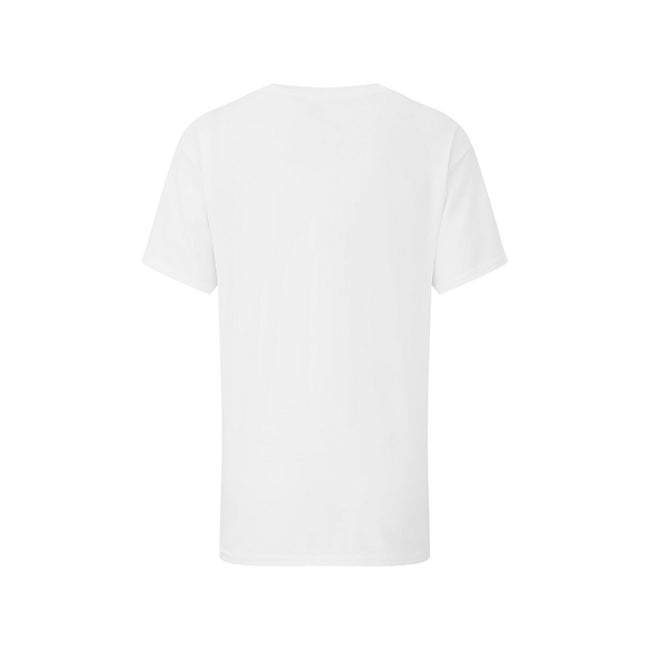 White - Back - Fruit of the Loom Childrens-Kids Iconic 195 Premium T-Shirt