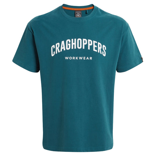Dark Aegean Blue - Front - Craghoppers Mens Batley T-Shirt